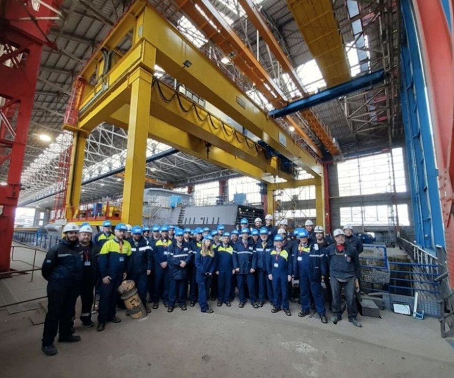 Visit to NAVAL GROUP shipyard in Lorient, France